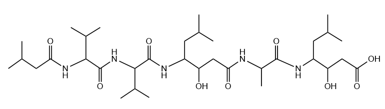 Pepstatin A Structure | Shaanxi BLOOM Tech Co., Ltd Pepstatin A Structure | Shaanxi BLOOM Tech Co., Ltd